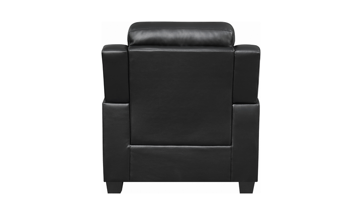 Finley Tufted Upholstered Chair Black-Jennifer Furniture