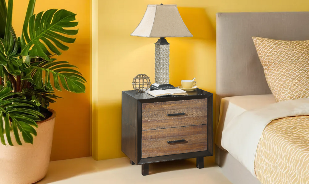 Alpine Nightstand w/ Charger-Nightstands-Jennifer Furniture