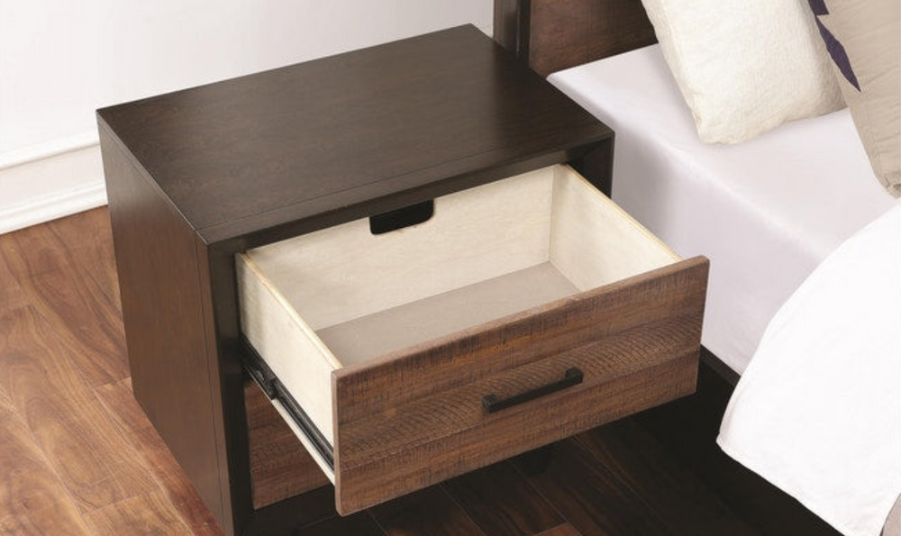 Alpine Nightstand w/ Charger-Nightstands-Jennifer Furniture