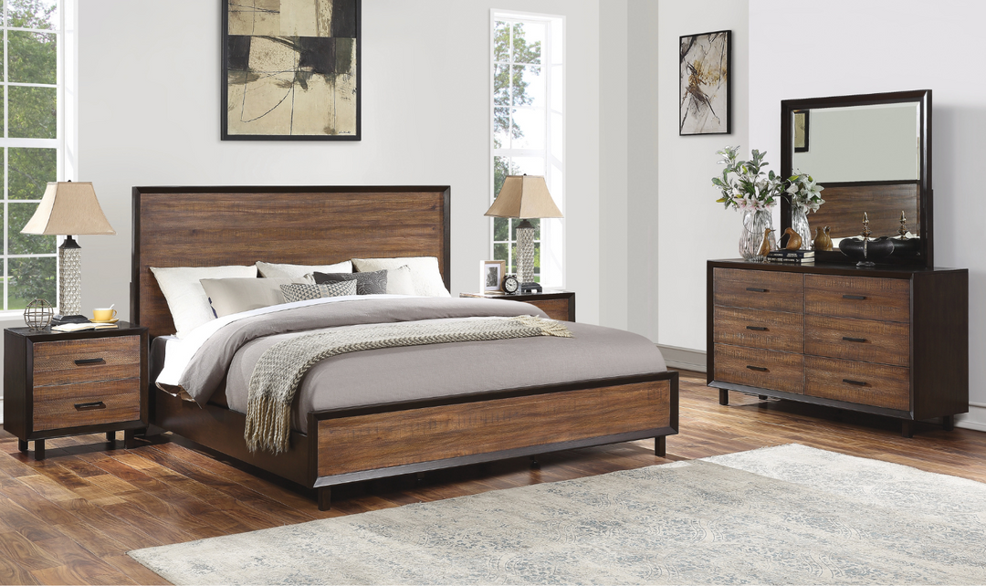 Flexsteel Alpine Panel Bed in Brown-jennifer furniture