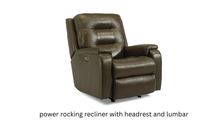 Flexsteel Arlo Power Recliner Chair with Power Headrest-jenniferfurniture