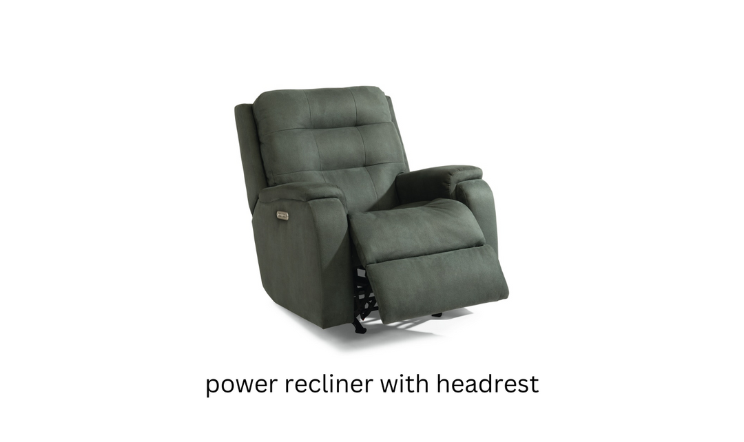 Flexsteel Arlo Power Recliner Chair with Power Headrest-jenniferfurniture