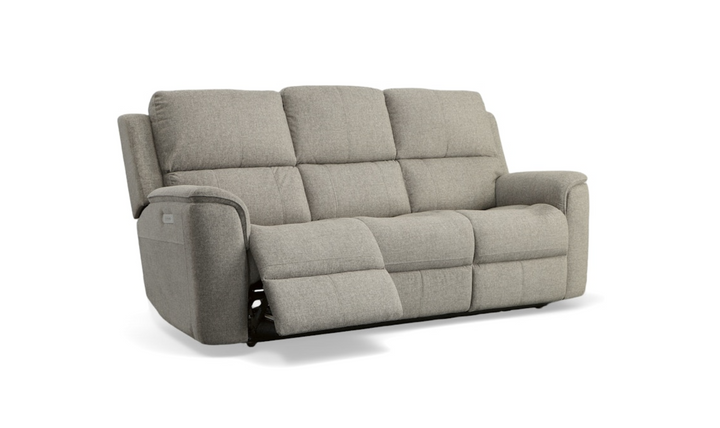 Flexsteel Henry 3 Seater Sofa With Power Recliner And Headrests