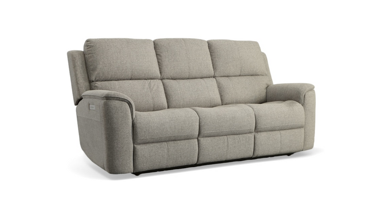 Flexsteel Henry 3 Seater Sofa With Power Recliner And Headrests