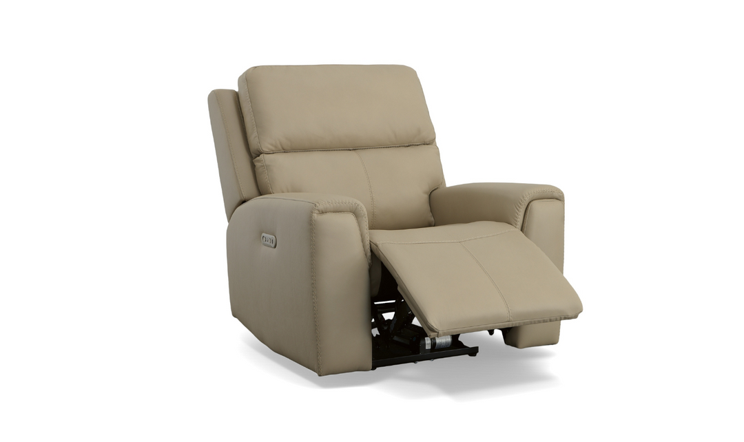 Flexsteel Jarvis Tufted Style Power Recliner With Power Headrest