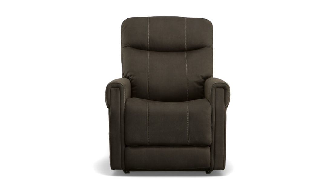 Flexsteel Jenkins Power Lift Recliner With Power Headrest And Lumbar