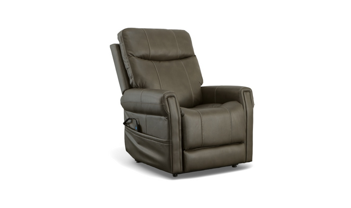 Flexsteel Jenkins Power Lift Recliner With Power Headrest And Lumbar