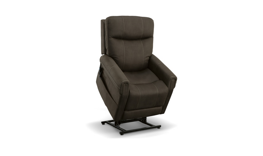 Flexsteel Jenkins Power Lift Recliner With Power Headrest And Lumbar