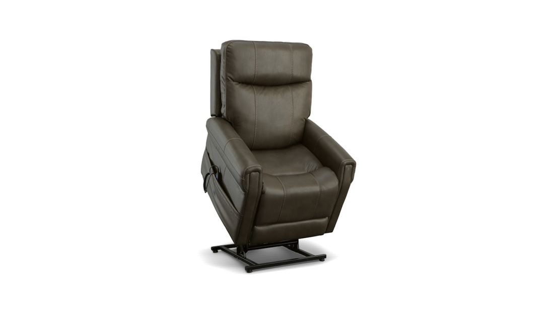 Flexsteel Jenkins Power Lift Recliner With Power Headrest And Lumbar