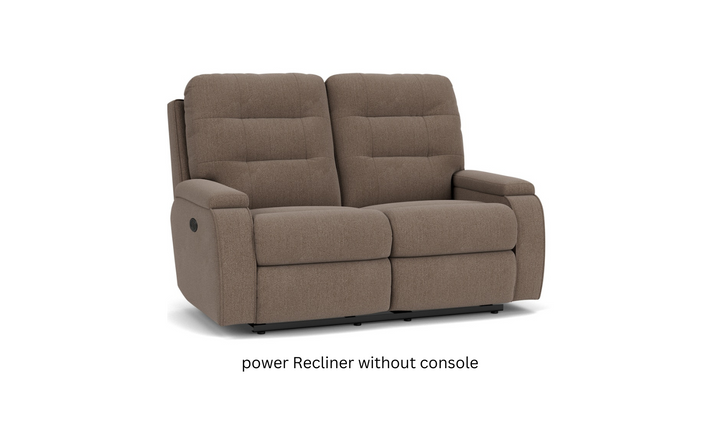 Flexsteel Kerrie Fabric Power Reclining Loveseat With Console-jenniferfurniture