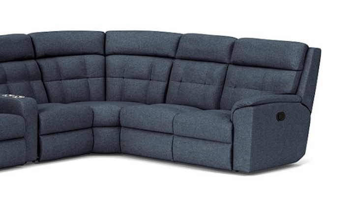 Flexsteel Mason 5 Seater Fabric Reclining Sectional With Console