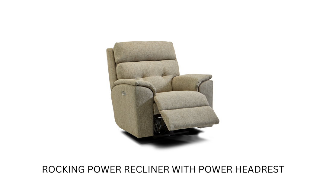 Flexsteel Mason Power Rocking Recliner Chair-Jenniferfurniture