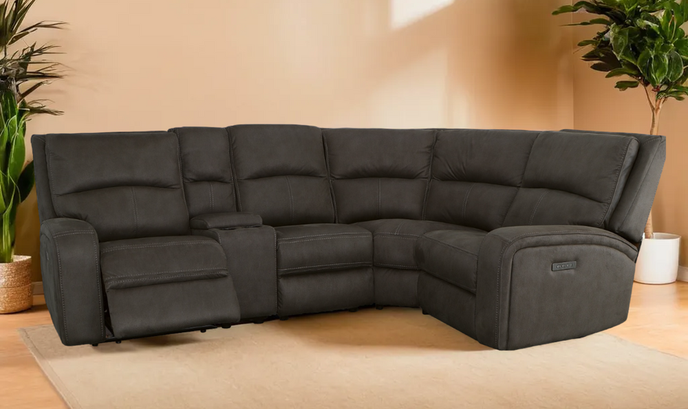 Flexsteel Nirvana 6-Pieces Power Recliner Sectional Sofa With USB-jenniferfurniture