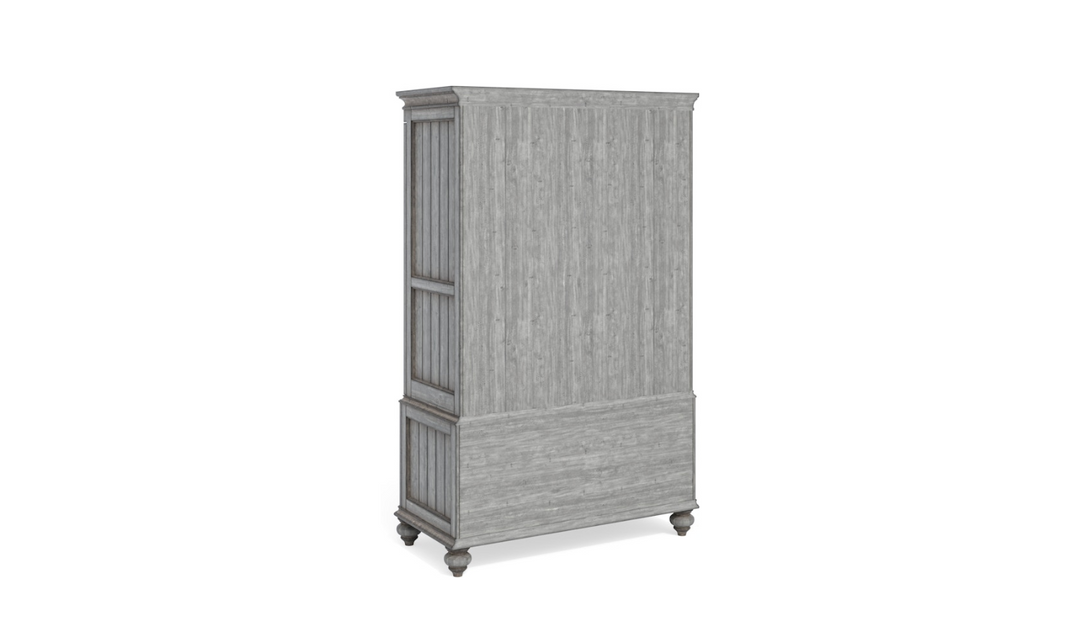 Flexsteel Plymouth 3 Drawer Armoire in Graywash-jenniferfurniture