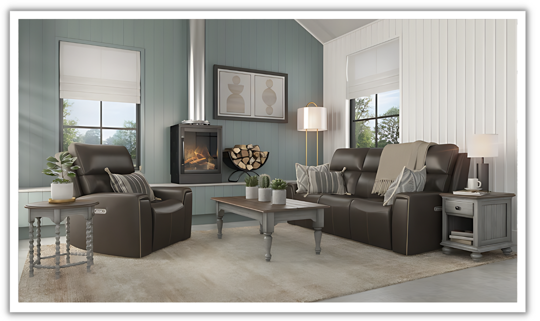 Flexsteel Jarvis Living Room Set with Zero Gravity Recliner Technology