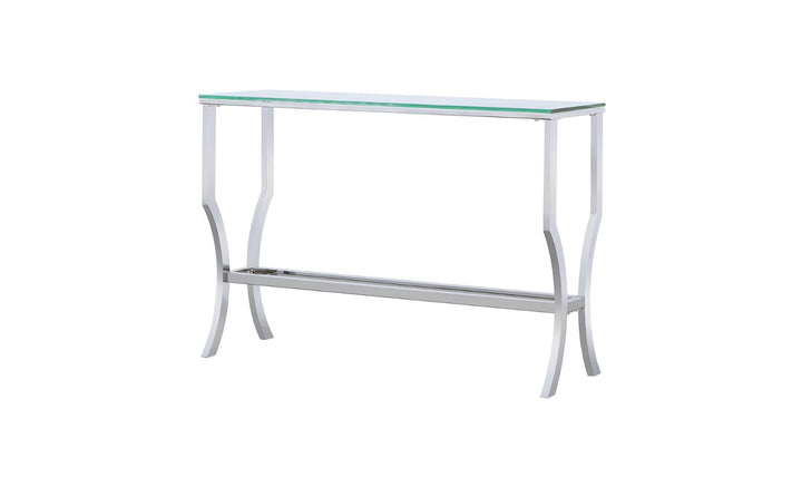 GLASS TOP SOFA TABLE Jennifer Furniture