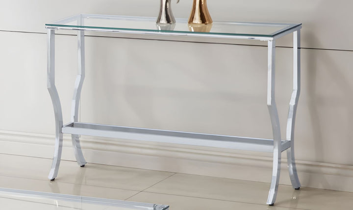 GLASS TOP SOFA TABLE Jennifer Furniture