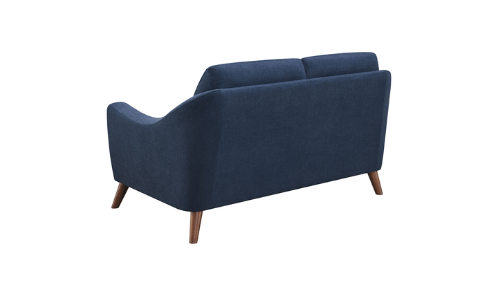 Coaster Furniture Gano Sloped Arm Fabric Loveseat in Blue-Jennifer Furniture