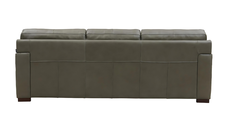 Georgia 3-Seater Leather Sofa With Box Cushions