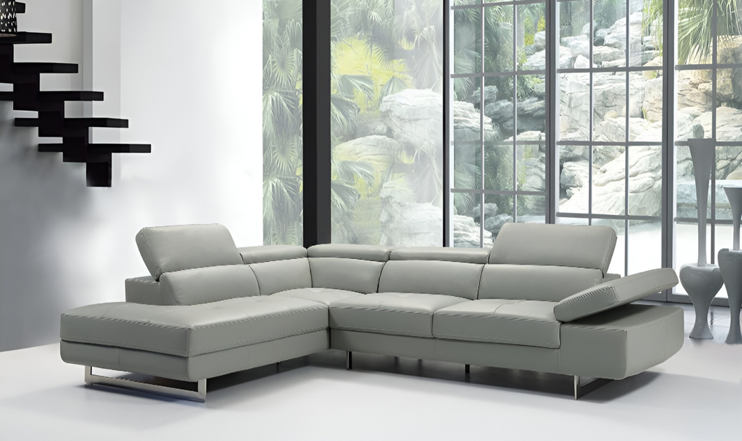 Gio Italia Bart 3-Seater L-shape Leather Sectional Chaise-jennifer furniture