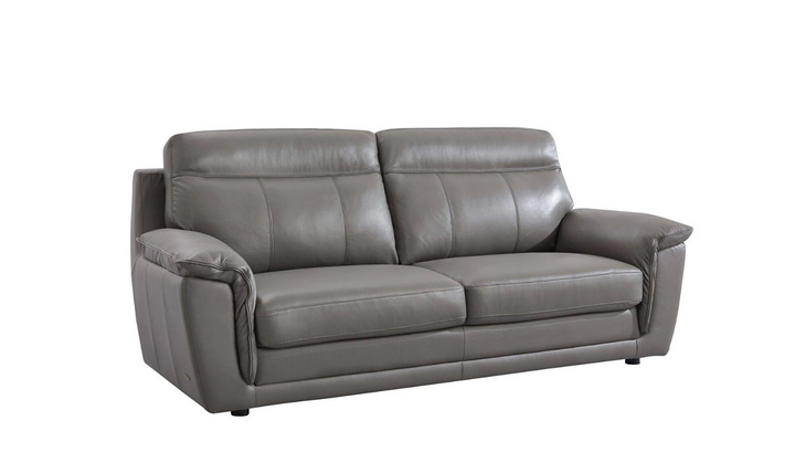 Gio Italia Eloise Traditional Tufted Leather Loveseat with HR Foam Cushions-jennifer furniture