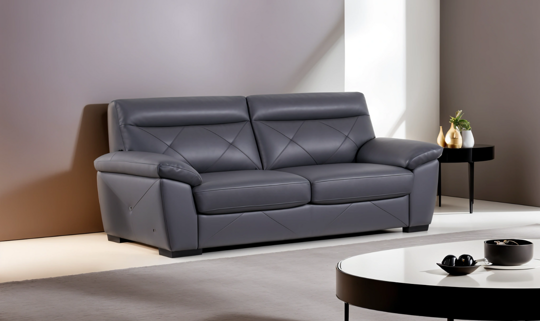 Gio Italia Latitude Cushion Back Modern Loveseat in Leather-jennifer furniture