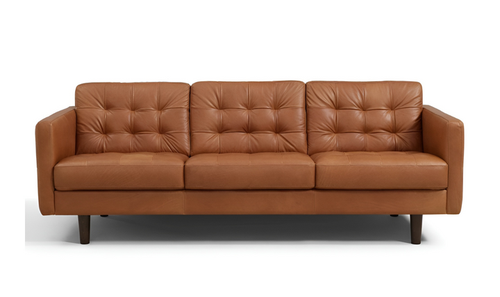 Gio Italia Venere 3- Seater Classic Tufted Leather Sofa-jennifer furniture