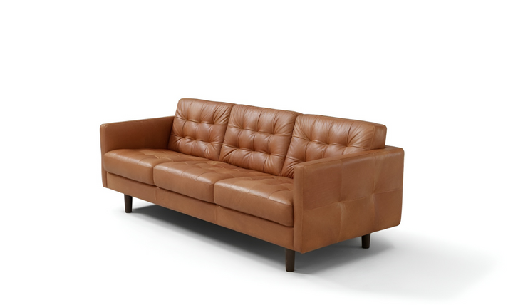 Gio Italia Venere 3- Seater Classic Tufted Leather Sofa-jennifer furniture