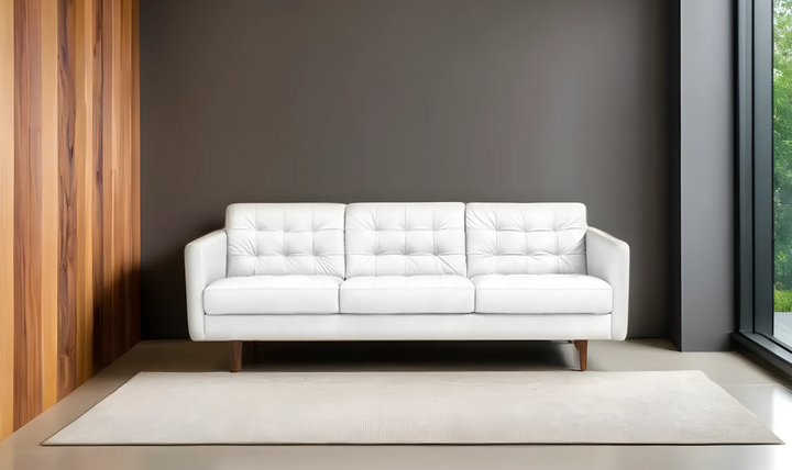 Gio Italia Venere 3- Seater Classic Tufted Leather Sofa-jennifer furniture