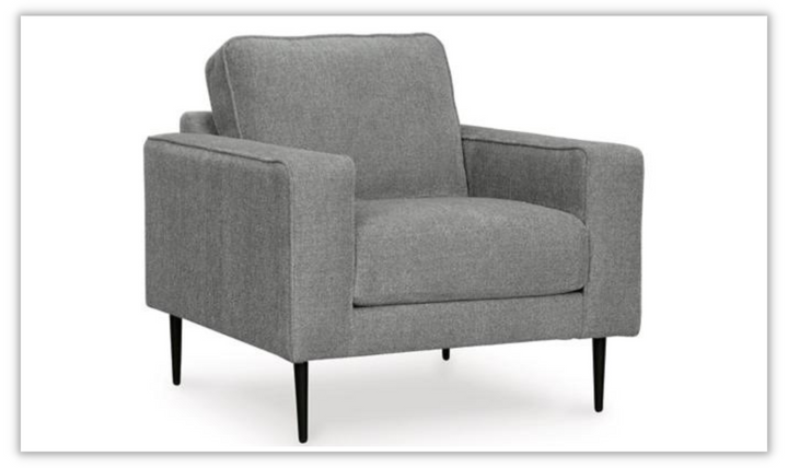 Hazela Fabric Upholstered Chair with Track Arms