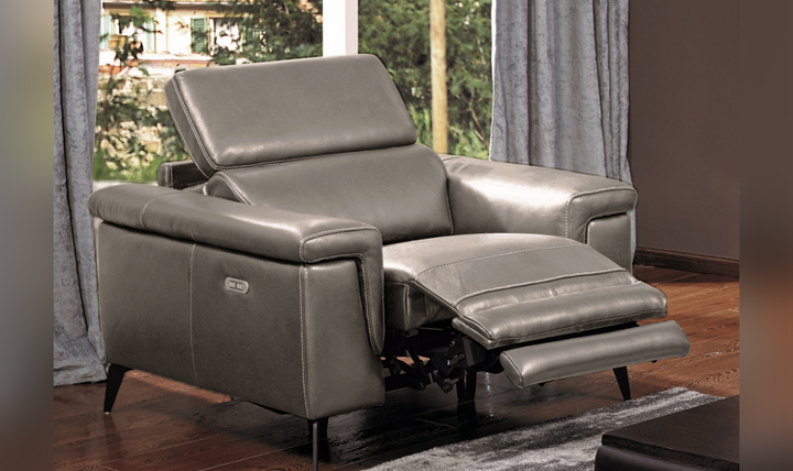 Hendrix Leather Power Recliner Living Room Set