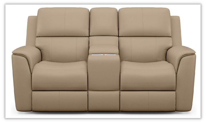 Flexsteel Henry Loveseat With Power Reclining And Headrests