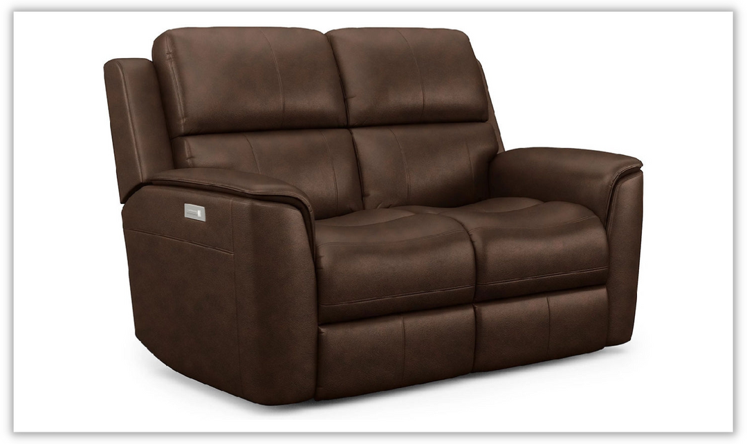 Flexsteel Henry Loveseat With Power Reclining And Headrests