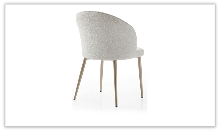 ESF Italia HomeTown Fabric Dining Chair in White