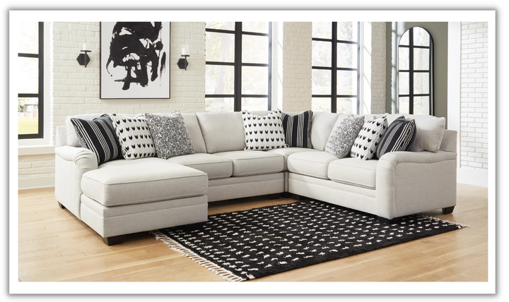 Huntsworth Sectional Sofa With Chaise In Gray