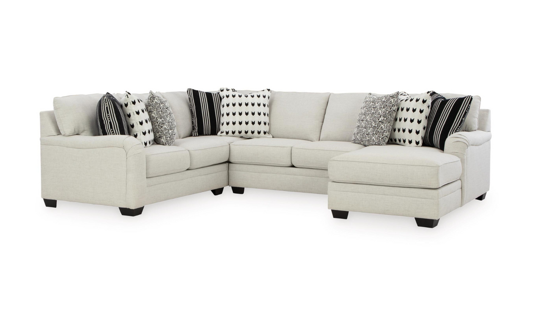 Huntsworth Sectional Sofa With Chaise In Gray