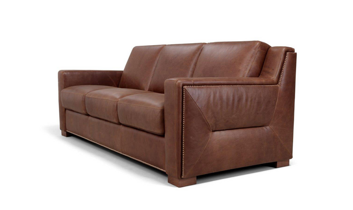 Alaves Italian Leather Queen Sleeper Sofa - Luxury Overnight Collection