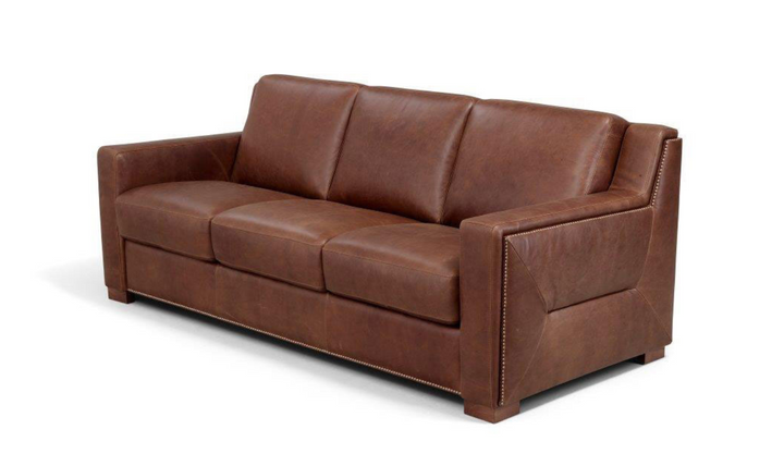 Alaves Italian Leather Queen Sleeper Sofa - Luxury Overnight Collection