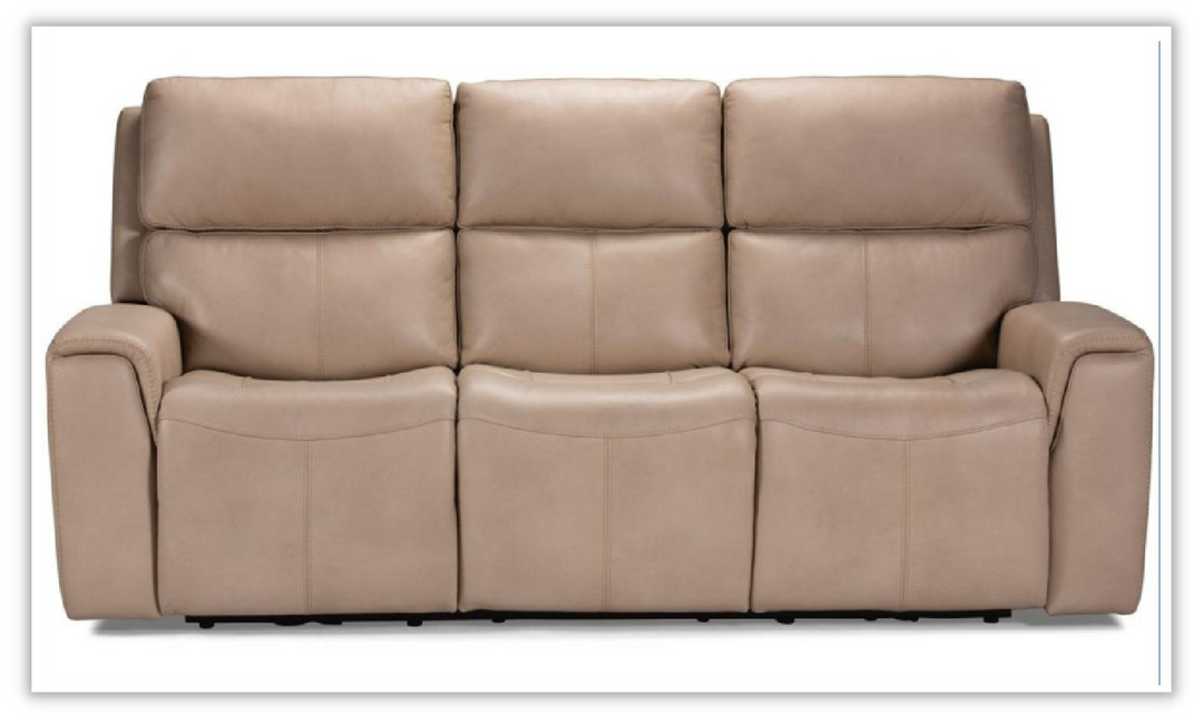 Flexsteel Jarvis 3-Seater Power Reclining Sofa With Power Headrest