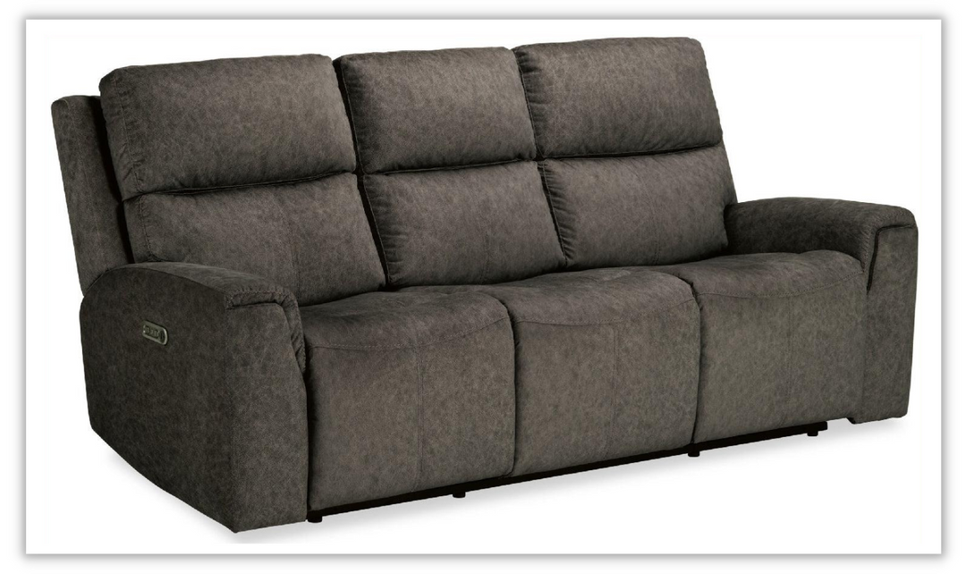 Flexsteel Jarvis 3-Seater Power Reclining Sofa With Power Headrest