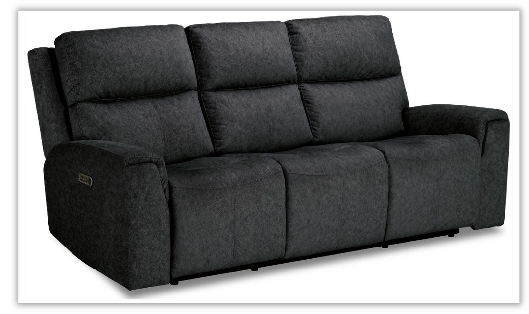 Flexsteel Jarvis 3-Seater Power Reclining Sofa With Power Headrest