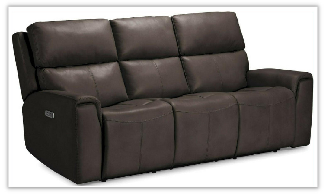 Flexsteel Jarvis 3-Seater Power Reclining Sofa With Power Headrest