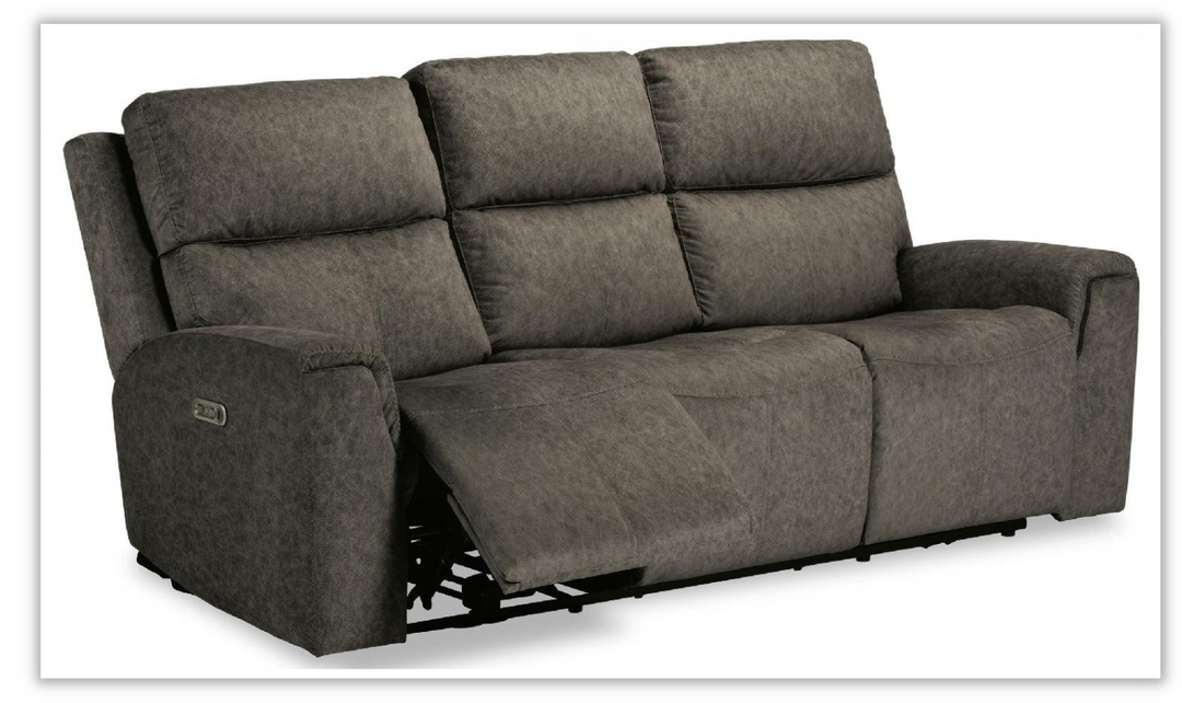 Flexsteel Jarvis 3-Seater Power Reclining Sofa With Power Headrest