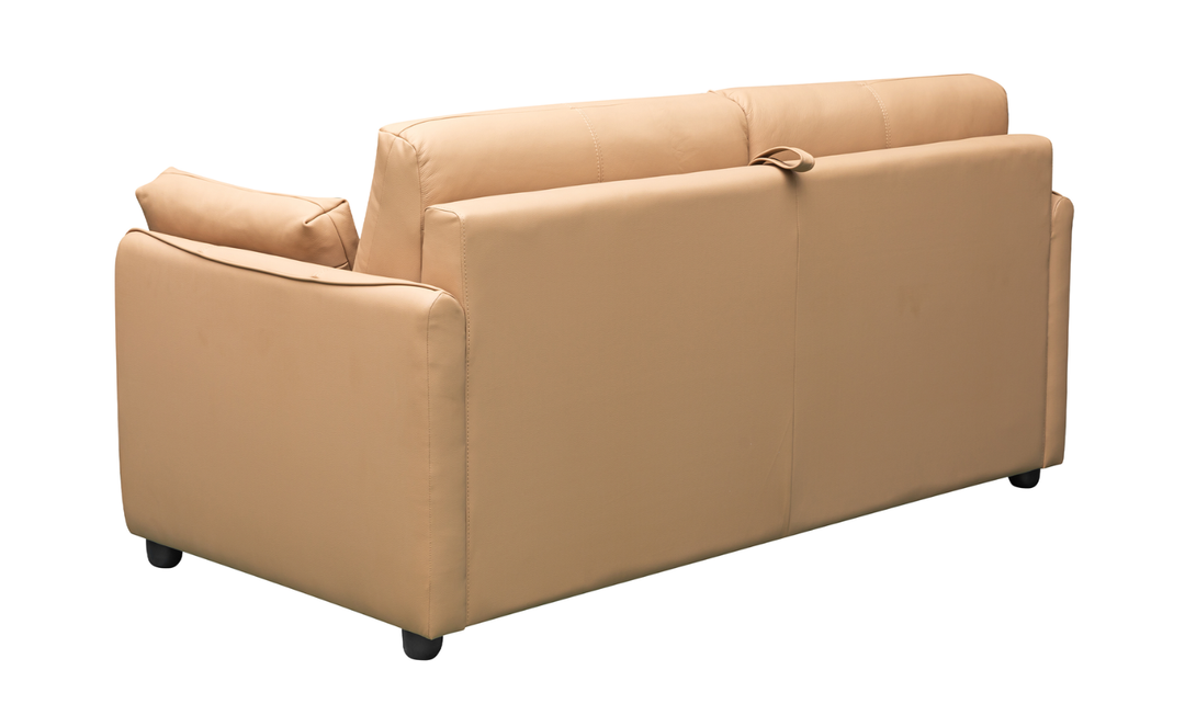 Gio Italia Jennifer Smart 2-Seater Leather Queen Sleeper Sofa