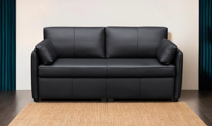 Gio Italia Jennifer Smart 2-Seater Leather Queen Sleeper Sofa