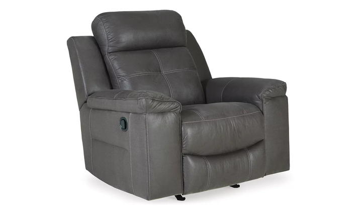 Ashley  Jesolo Leather Manual Pull-Tab Rocker Recliner Chair