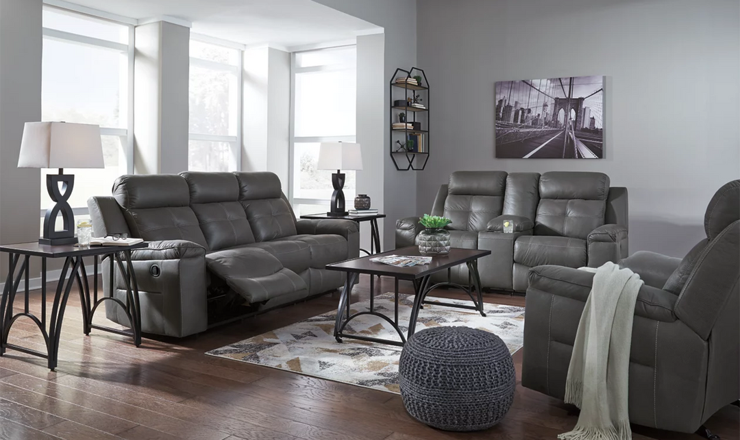 Ashley  Jesolo Leather Recliner Living Room Set