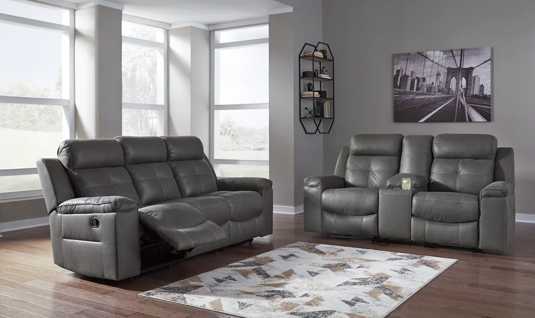 Ashley  Jesolo Leather Recliner Living Room Set