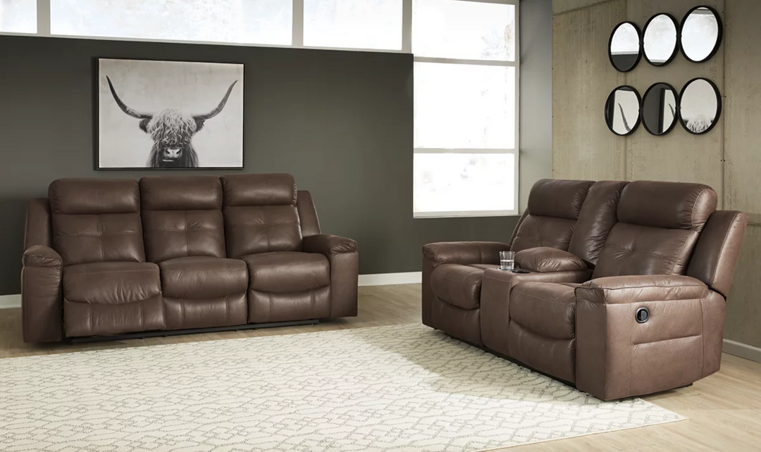 Ashley  Jesolo Leather Recliner Living Room Set