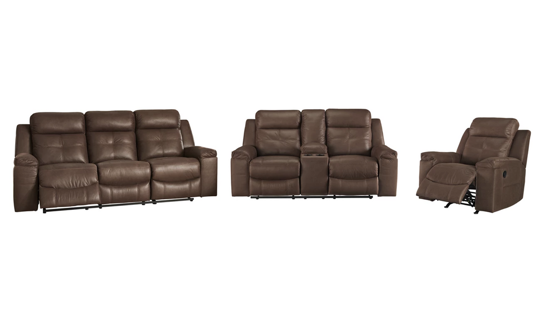 Ashley  Jesolo Leather Recliner Living Room Set